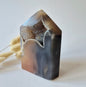 Druzy Agate - Teardrop Drop Standing Gemstone Crystal - C. 158gram