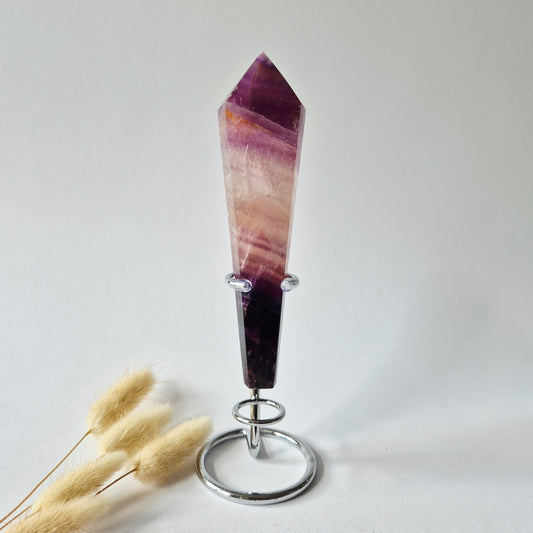 Candy Fluorite Scepter /  Wand - Fluoriet - 287 gram incl. willekeurige standaard