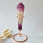 Candy Fluorite Scepter /  Wand - Fluoriet - 399 gram incl. willekeurige standaard
