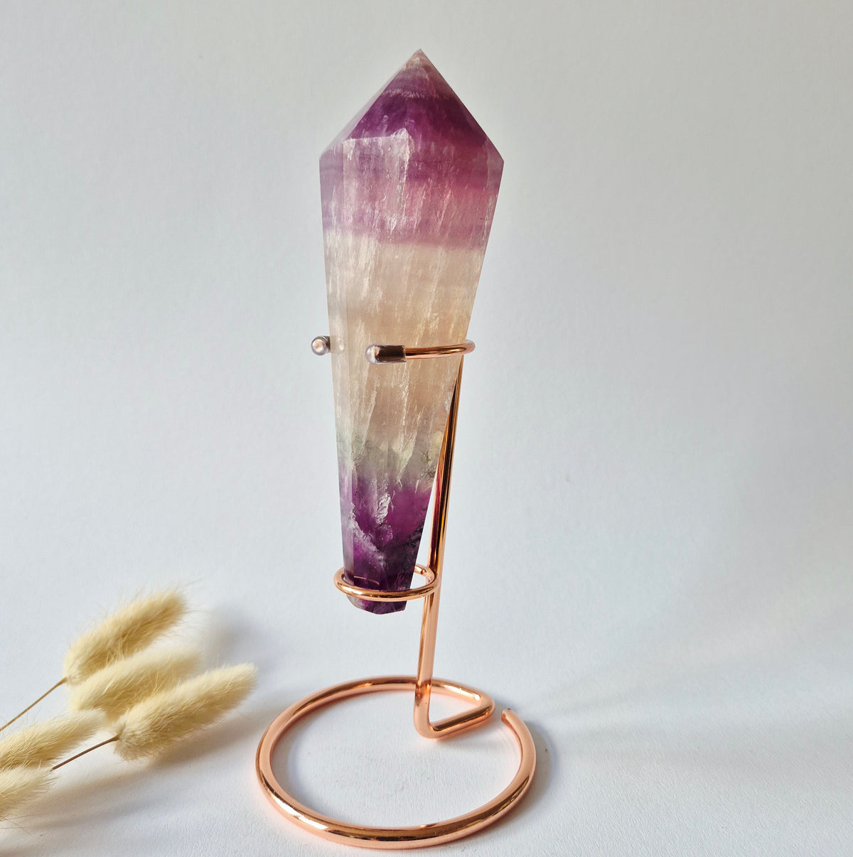 Candy Fluorite Scepter /  Wand - Fluoriet - 399 gram incl. willekeurige standaard
