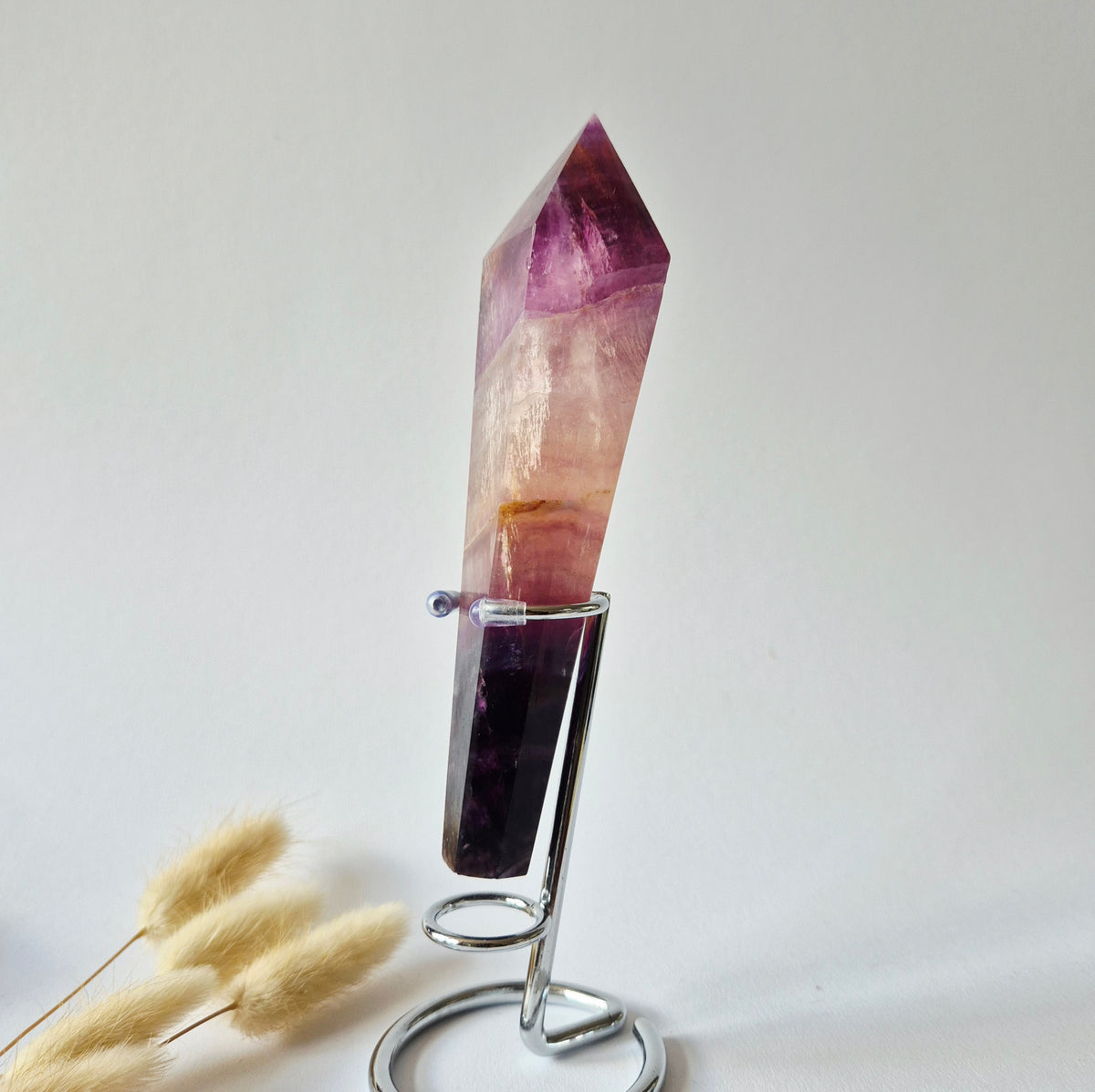 Candy Fluorite Scepter /  Wand - Fluoriet - 272 gram incl. willekeurige standaard