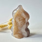 Druzy Agate - Teardrop Drop Standing Gemstone Crystal - C. 158gram