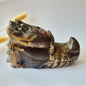 Edelsteen UV-Reactieve Volcano Agate Dragon Skull – 620 g | Mystieke Energie & Spirituele Bescherming