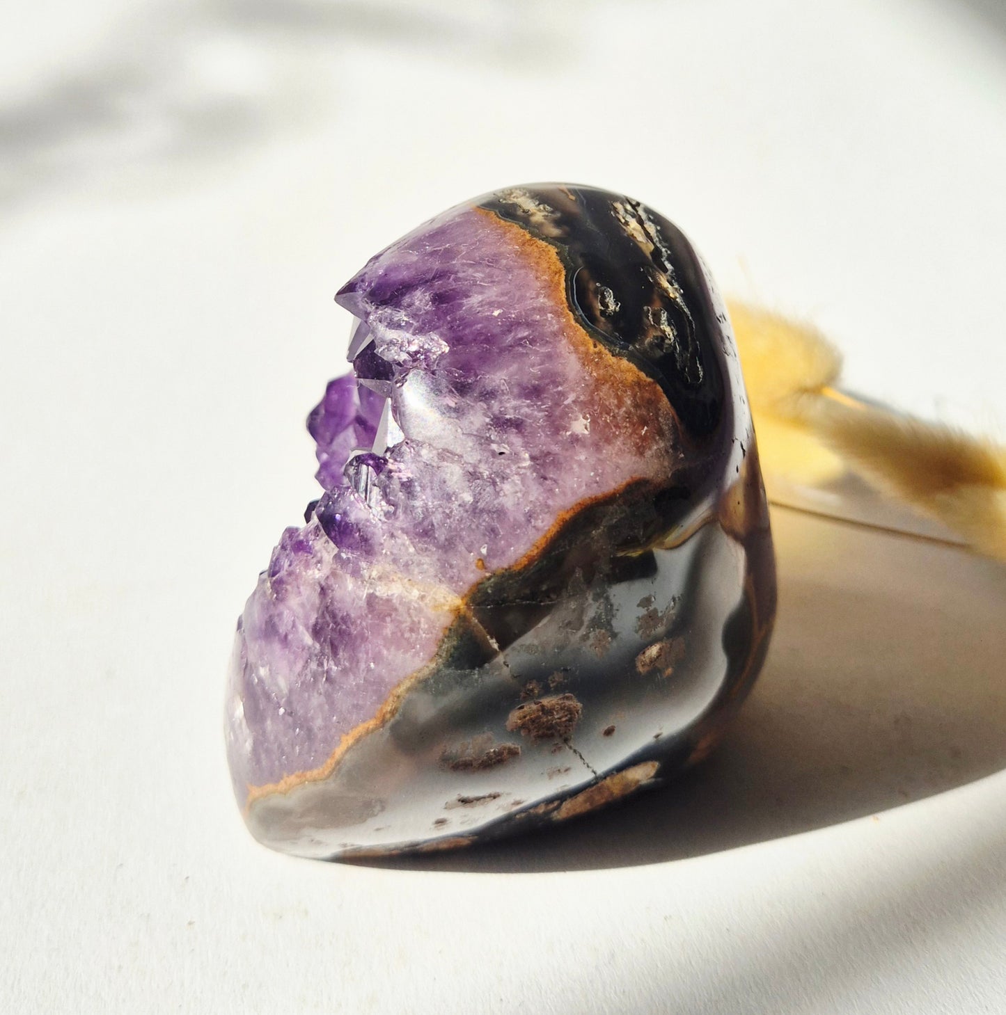 XL Edelstein Roher Amethyst Kathedralencluster – Nr. 13 1542 Gramm