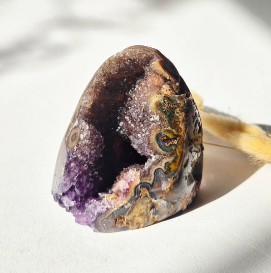 Amethyst Eye #3 – Agate Cave Freeform – 300g