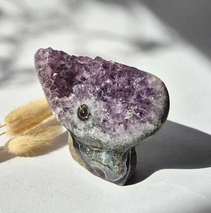 Amethyst Eye #4 – Crystal Eye Amethist Freeform – 479g