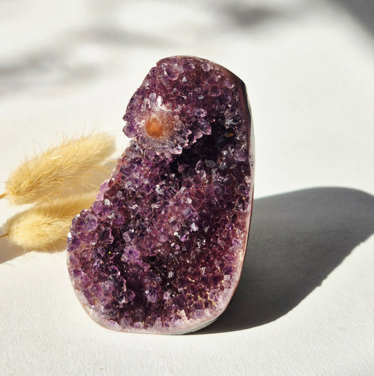 Amethyst Eye #5 – Deep Purple Crystal Freeform – 355g