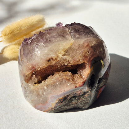 XL Gemstone Raw Amethyst Cathedral Cluster – #13 1542 grams