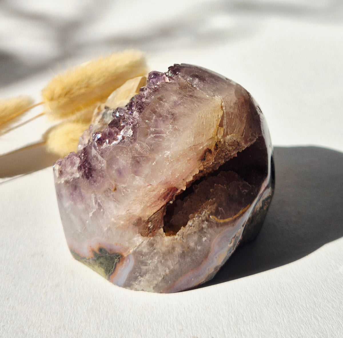 XL Gemstone Raw Amethyst Cathedral Cluster – #13 1542 grams