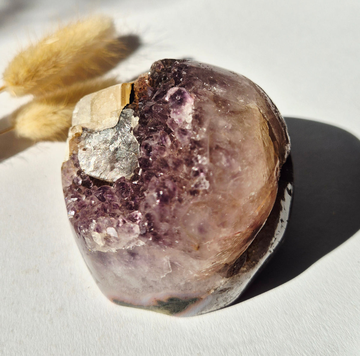 XL Gemstone Raw Amethyst Cathedral Cluster – #13 1542 grams