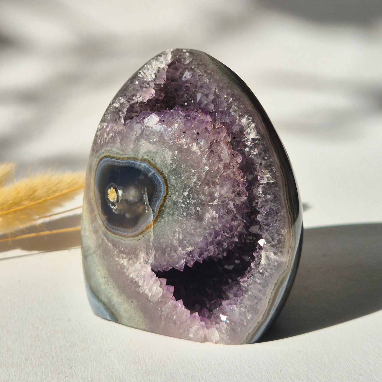 XL Gemstone Raw Amethyst Cathedral Cluster – #13 1542 grams