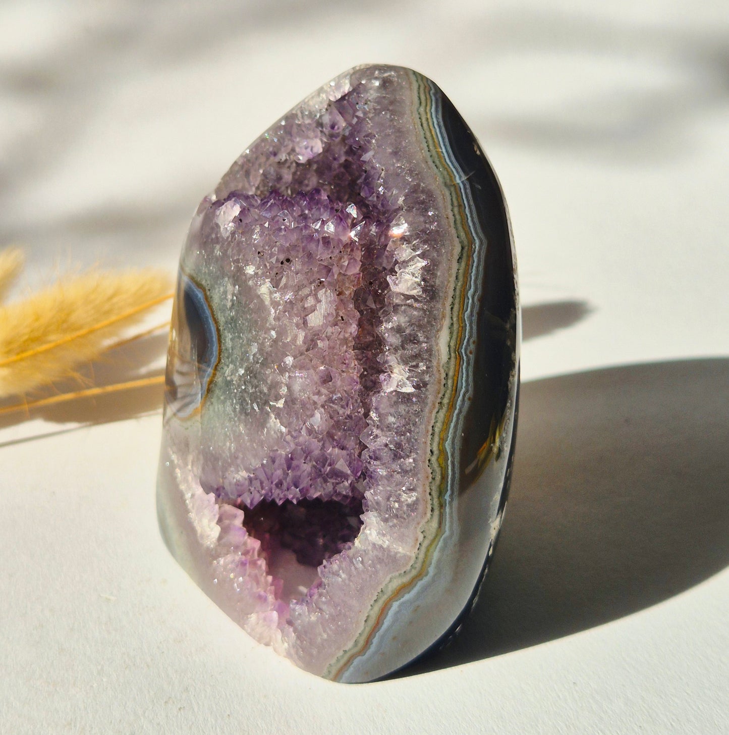 XL Gemstone Raw Amethyst Cathedral Cluster – #13 1542 grams