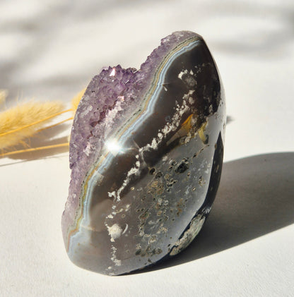 XL Gemstone Raw Amethyst Cathedral Cluster – #13 1542 grams
