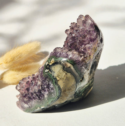 XL Edelstein Roher Amethyst Kathedralencluster – Nr. 13 1542 Gramm