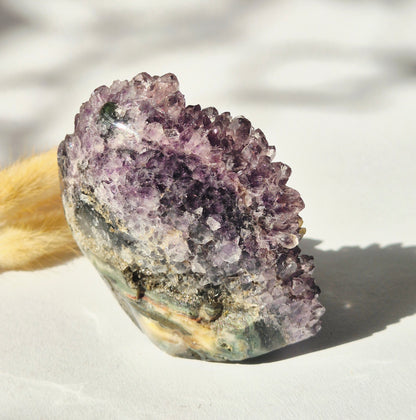 XL Edelstein Roher Amethyst Kathedralencluster – Nr. 13 1542 Gramm