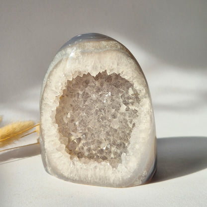 Agaat Druzy Geode Freeform uit Uruguay – 759 g