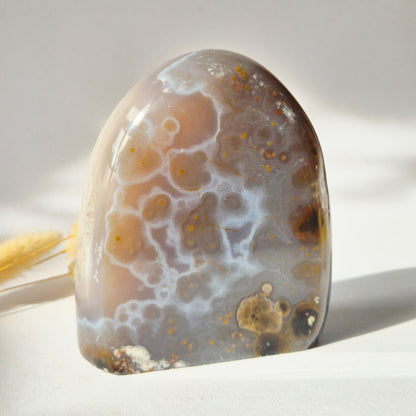 Agaat Druzy Geode Freeform uit Uruguay – 759 g