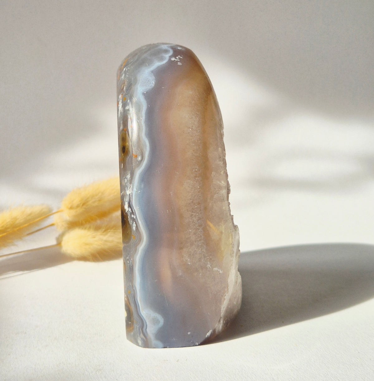 Agaat Druzy Geode Freeform uit Uruguay – 759 g