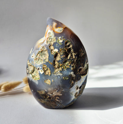 Amethist Geode Flame met Agaat – 1545 g