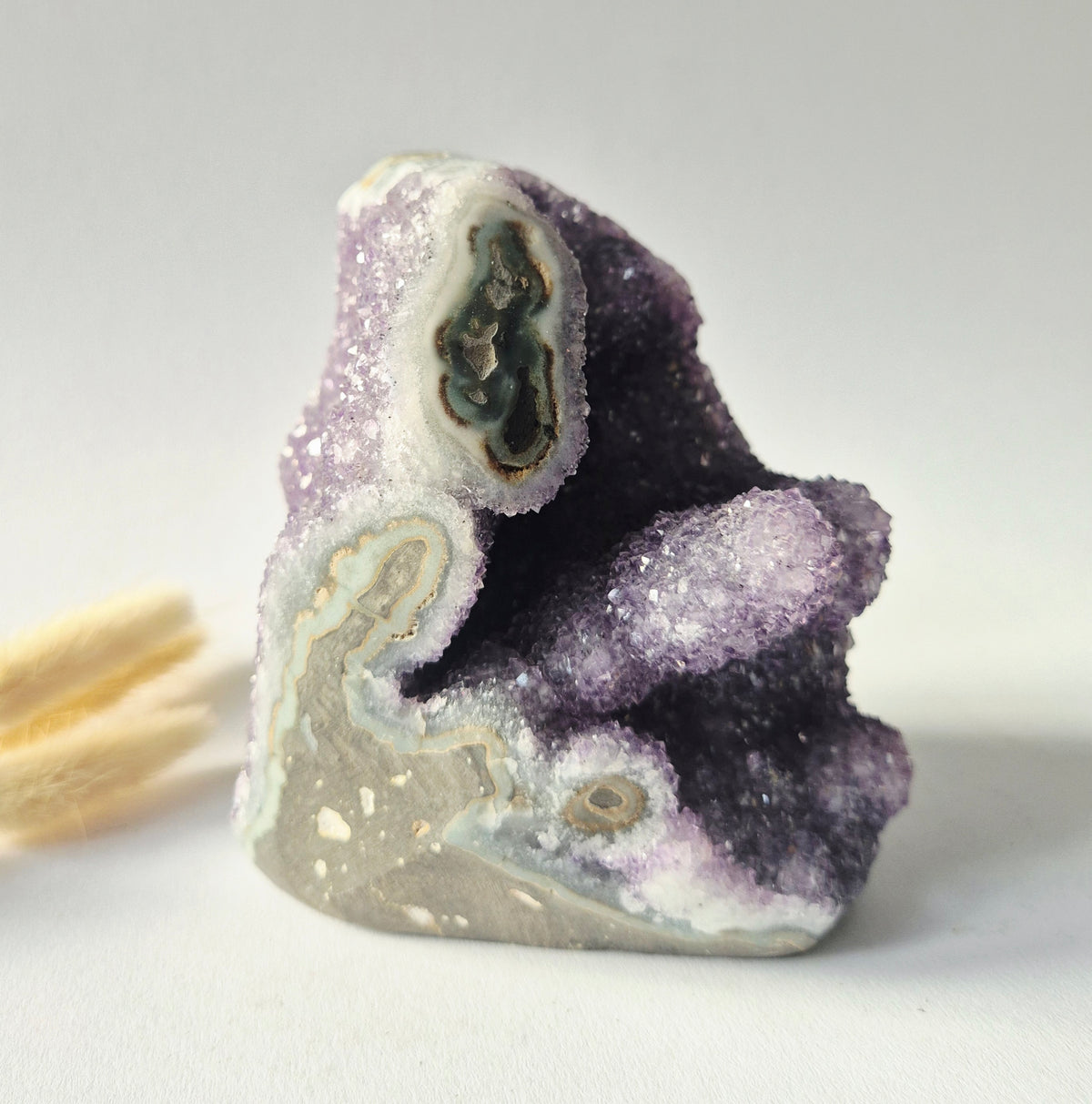 XL Edelstein Roher Amethyst Kathedralencluster – Nr. 13 1542 Gramm