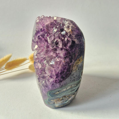 XL Edelstein Roher Amethyst Kathedralencluster – Nr. 13 1542 Gramm