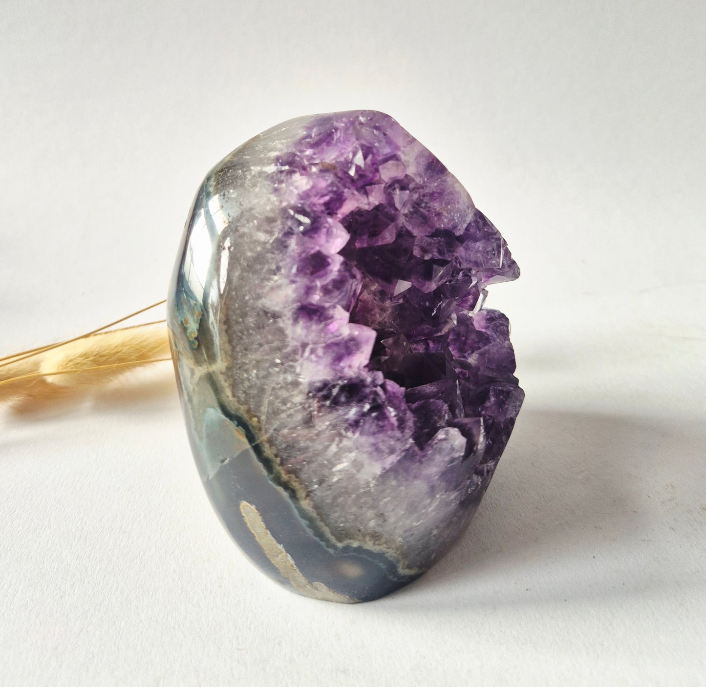 XL Gemstone Raw Amethyst Cathedral Cluster – #13 1542 grams