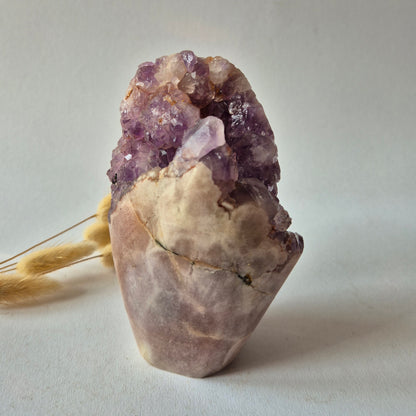 Roze Amethist Druzy Freeform 800gram – Natuurlijke Pink Amethyst uit Brazilië
