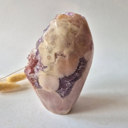 Roze Amethist Druzy Freeform 800gram – Natuurlijke Pink Amethyst uit Brazilië