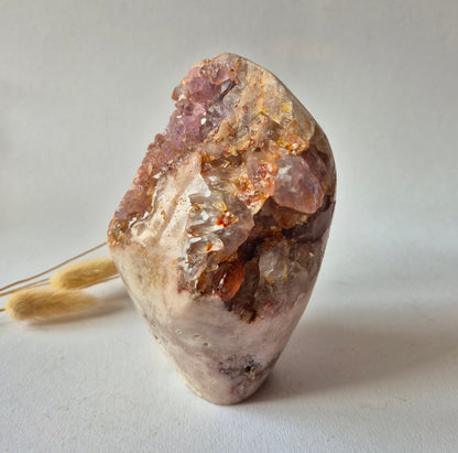 Roze Amethist Druzy Freeform 1041gram – Natuurlijke Pink Amethyst uit Brazilië