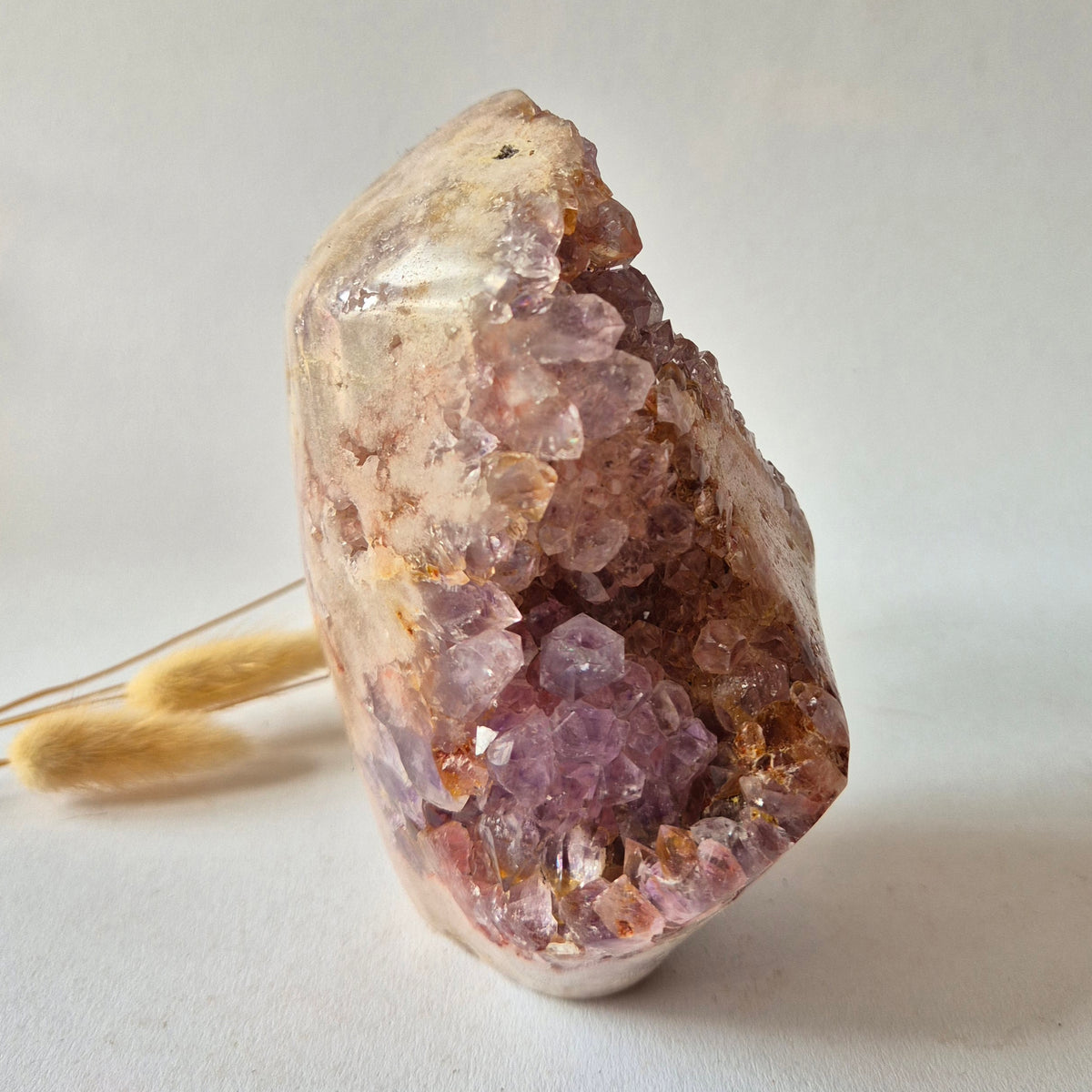 Roze Amethist Druzy Freeform 1041gram – Natuurlijke Pink Amethyst uit Brazilië