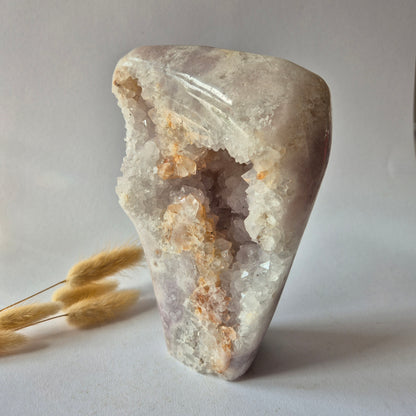 Druzy Pink Amethyst Freeforms &amp; Flames – Magische, sanfte Energie