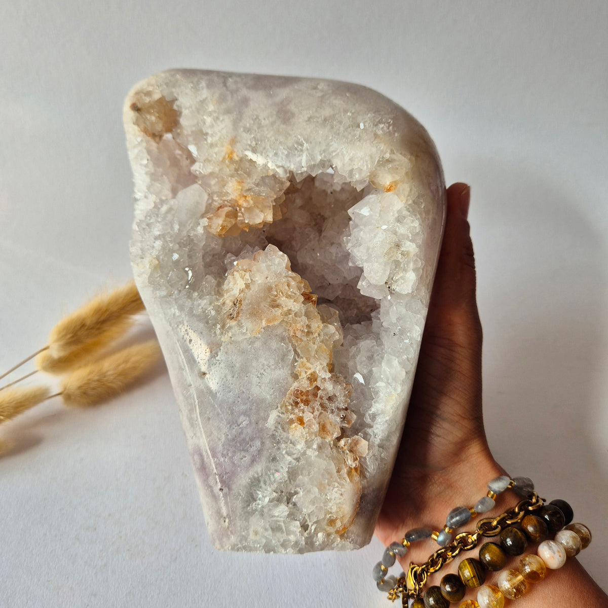 Druzy Pink Amethyst Freeforms &amp; Flames – Magische, sanfte Energie