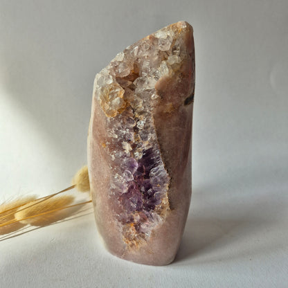 Gemstone Blue Moonstone Flame 7-9cm With Beautiful Flash