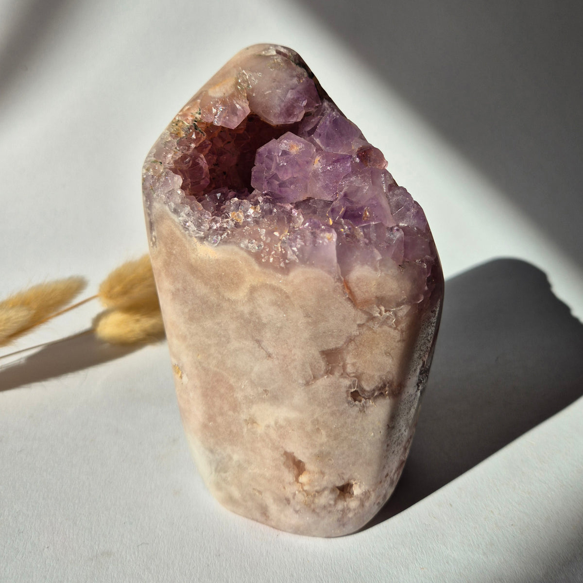 Druzy Pink Amethyst Freeforms &amp; Flames – Magische, sanfte Energie