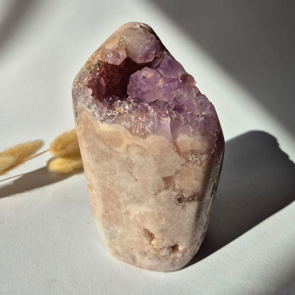 Druzy Pink Amethyst Freeforms &amp; Flames – Magische, sanfte Energie
