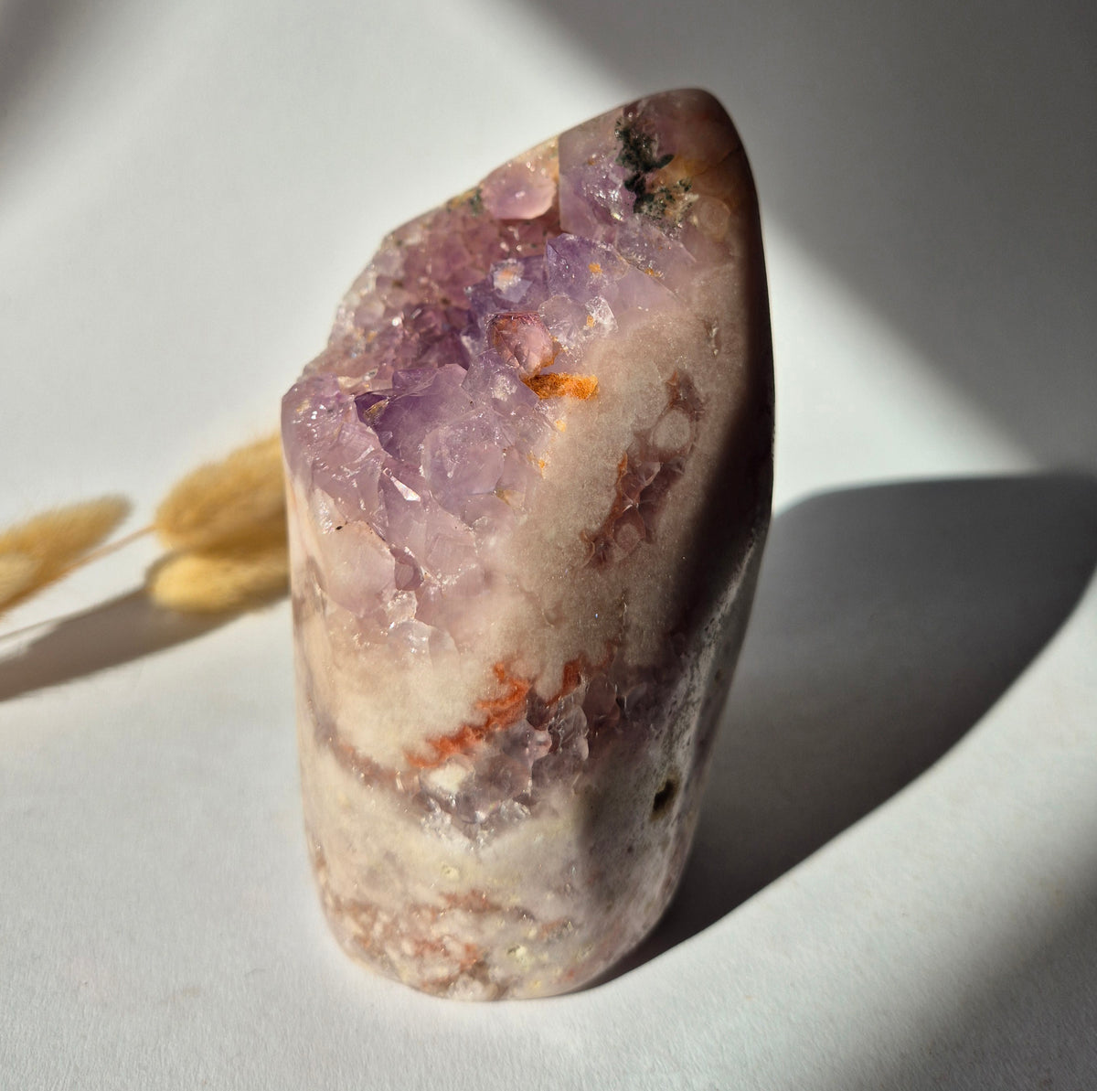 Druzy Pink Amethyst Freeforms &amp; Flames – Magische, sanfte Energie
