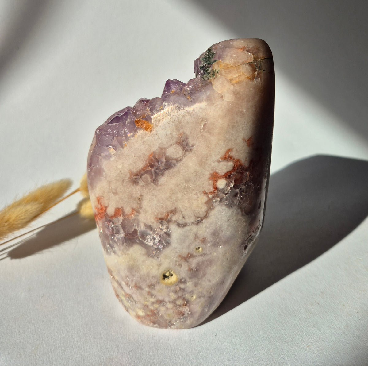 Druzy Pink Amethyst Freeforms &amp; Flames – Magische, sanfte Energie