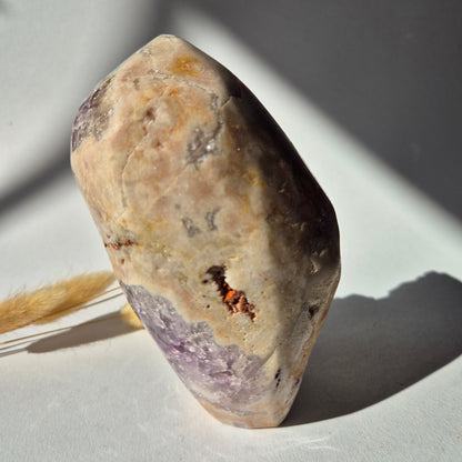Gemstone Blue Moonstone Flame 7-9cm With Beautiful Flash