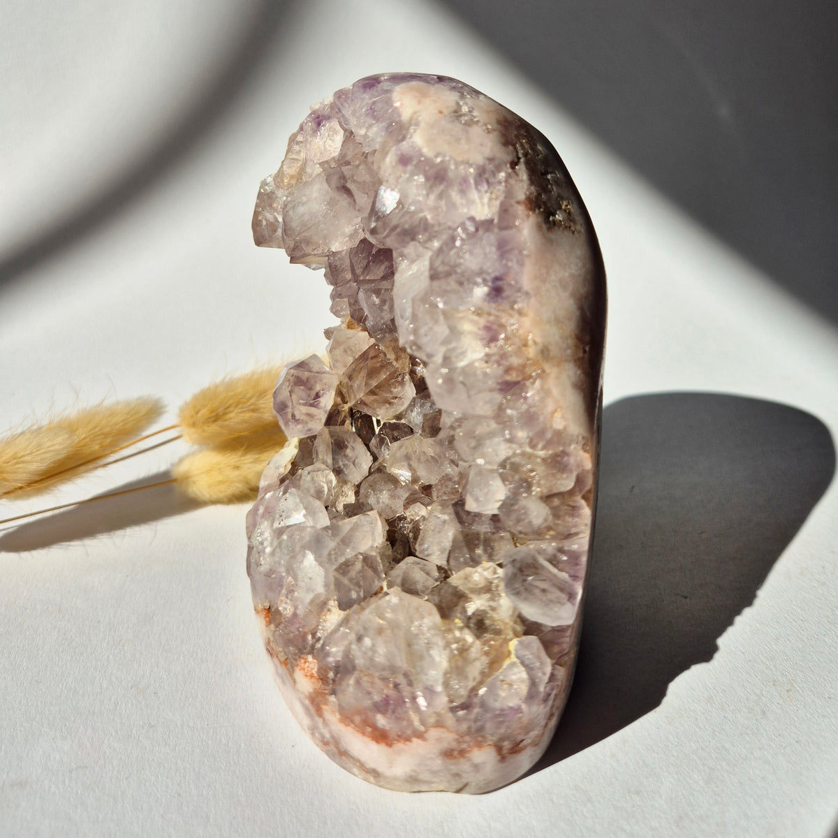 Druzy Pink Amethyst Freeforms &amp; Flames – Magische, sanfte Energie