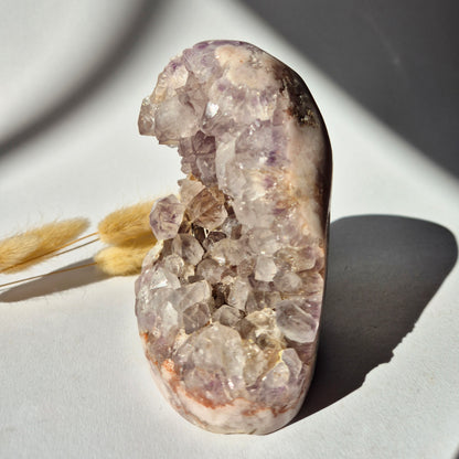 Druzy Pink Amethyst Freeforms &amp; Flames – Magische, sanfte Energie