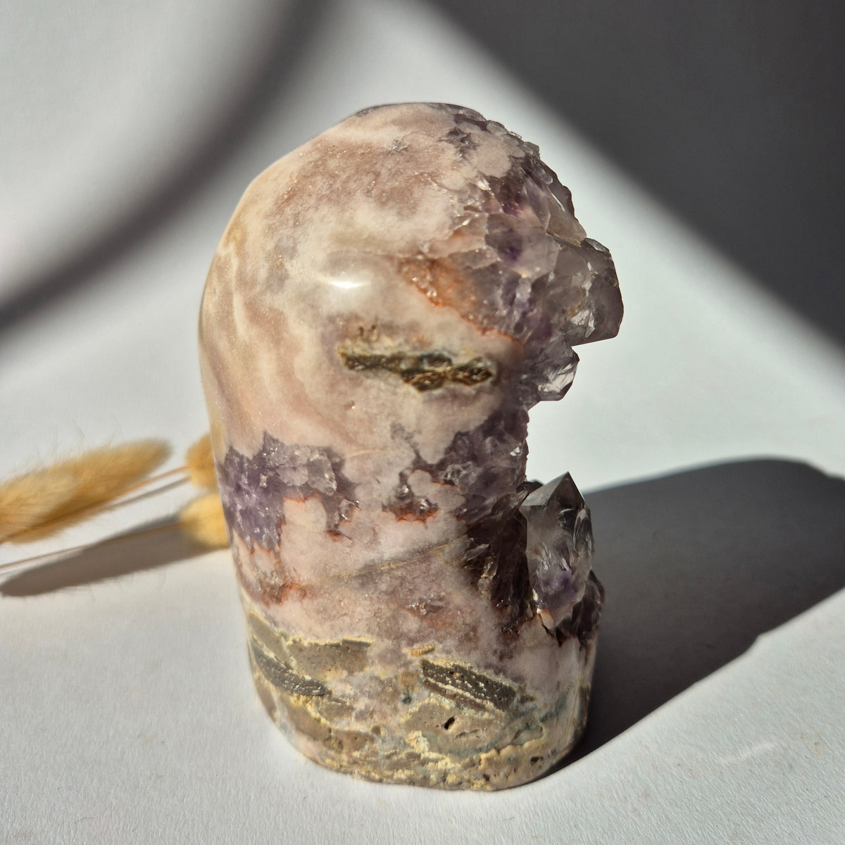 Druzy Pink Amethyst Freeforms &amp; Flames – Magische, sanfte Energie