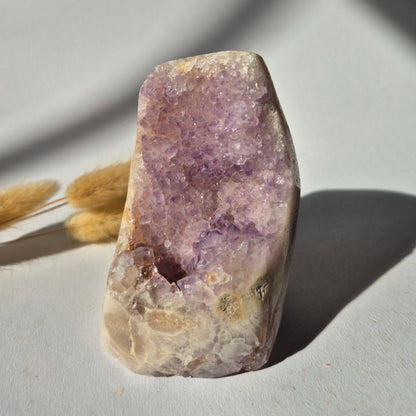 Gemstone Blue Moonstone Flame 7-9cm With Beautiful Flash