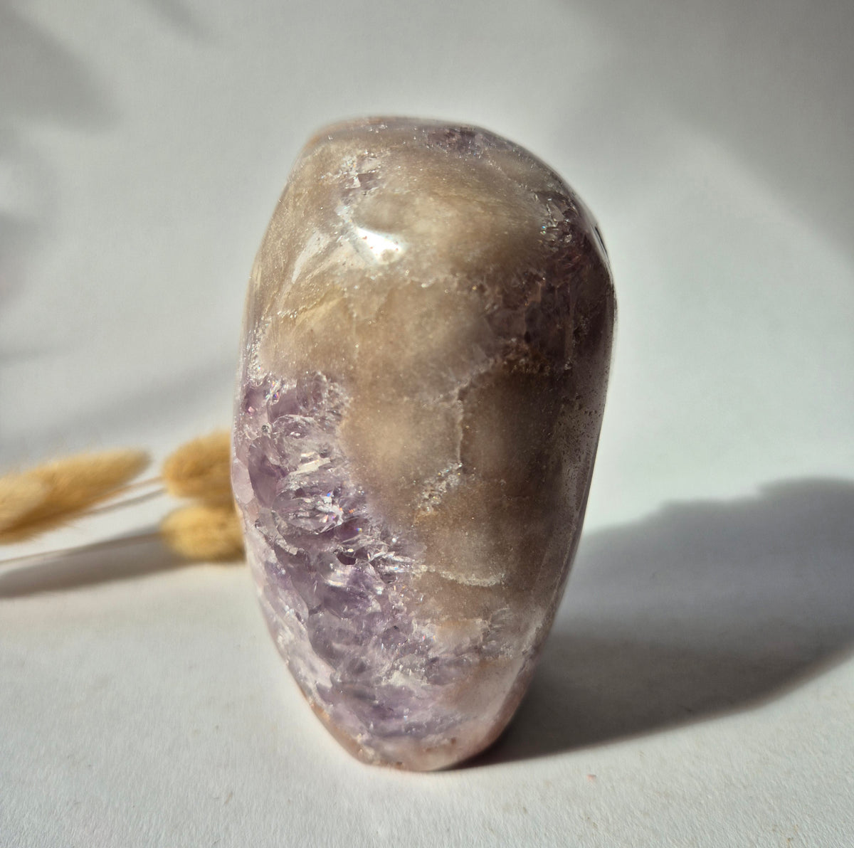 Roze Amethist Druzy Freeform 633gram – Natuurlijke Pink Amethyst uit Brazilië