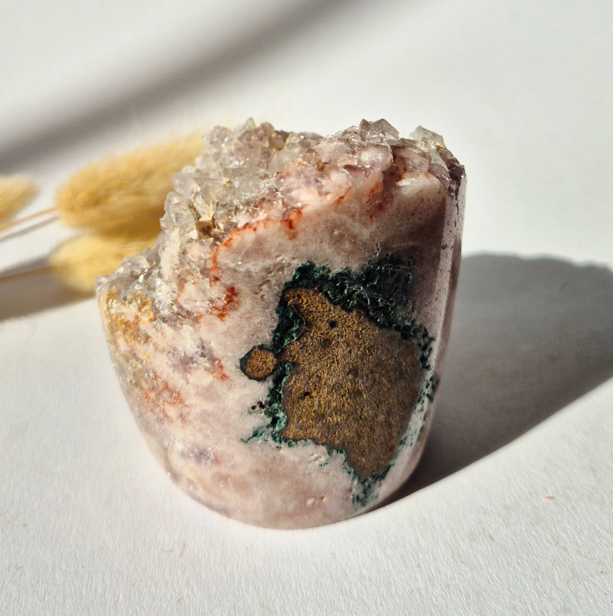 Roze Amethist Druzy Freeform 300gram – Natuurlijke Pink Amethyst uit Brazilië