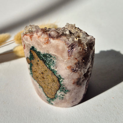 Roze Amethist Druzy Freeform 300gram – Natuurlijke Pink Amethyst uit Brazilië