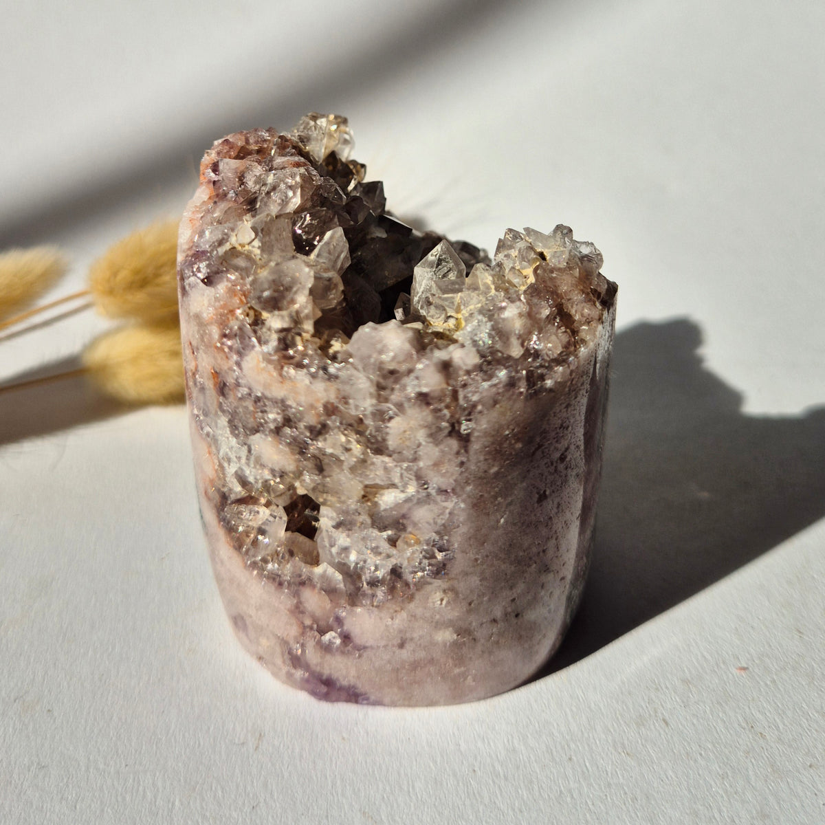 Roze Amethist Druzy Freeform 300gram – Natuurlijke Pink Amethyst uit Brazilië