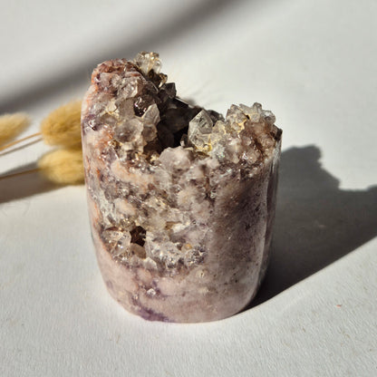 Roze Amethist Druzy Freeform 300gram – Natuurlijke Pink Amethyst uit Brazilië