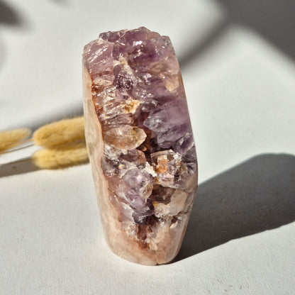 Roze Amethist Druzy Freeform 433gram – Natuurlijke Pink Amethyst uit Brazilië