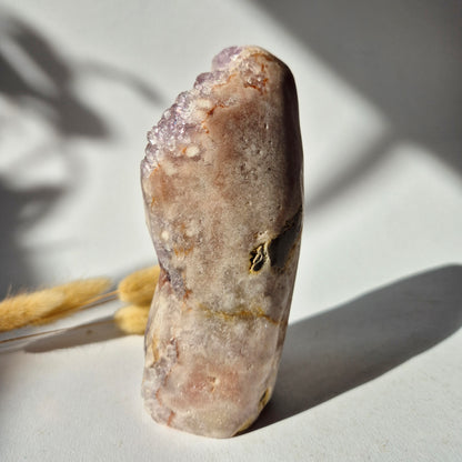 Gemstone Blue Moonstone Flame 7-9cm With Beautiful Flash