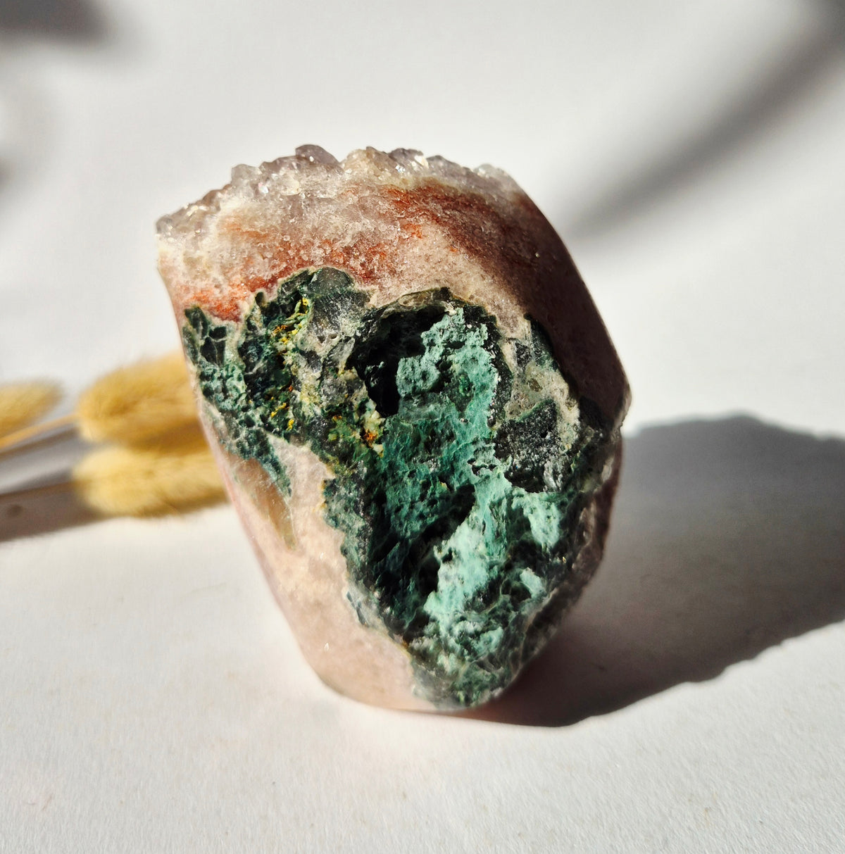 Roze Amethist Druzy Freeform 541gram – Natuurlijke Pink Amethyst uit Brazilië